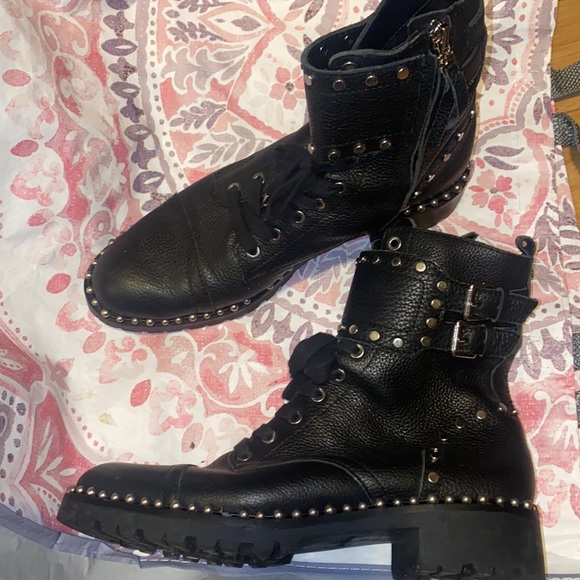 Sam Edelman studded combat boots - Picture 2 of 3